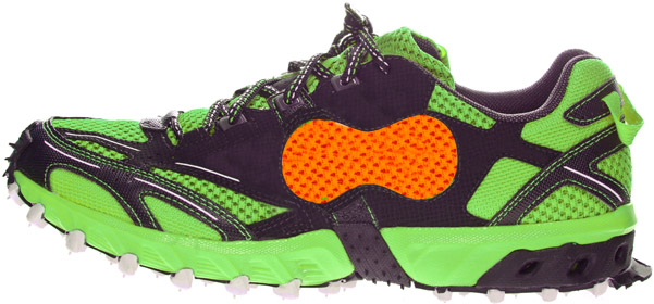 large image of Peanut running shoe